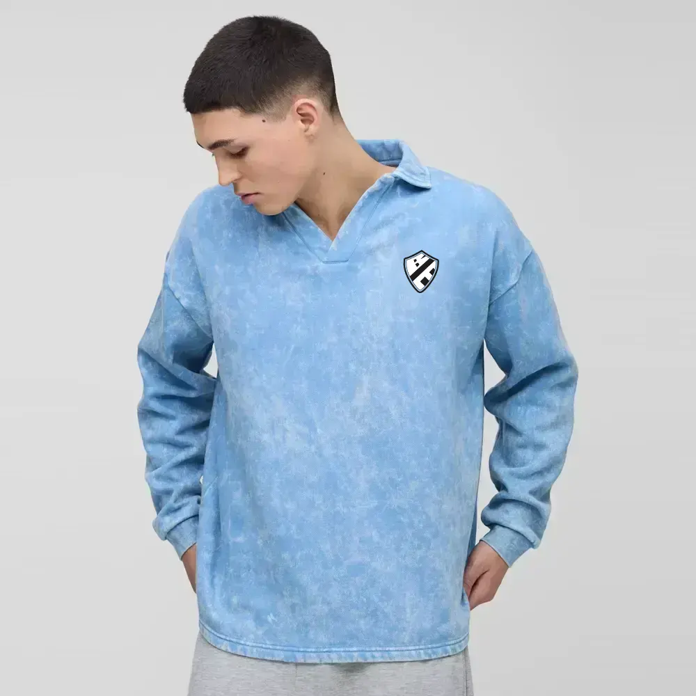 Oversized Washed Revere Polo